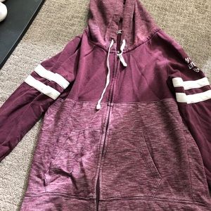 pink zip up